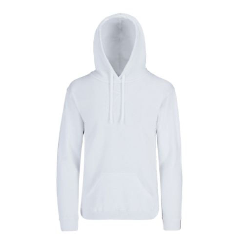SUDADERA CAPUCHA Y CANGURO UNISEX ADULTO BLANCA CH-EG imagen